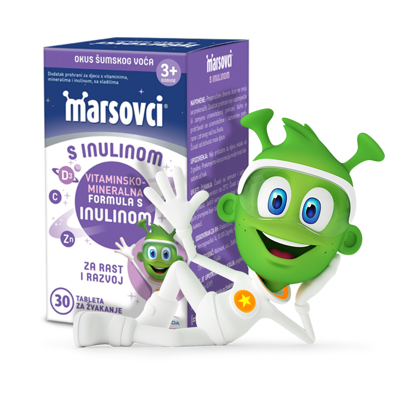 Marsovci - Tablete za žvakanje s inulinom